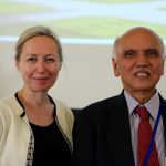 Prof. V. Gouverneur en compagnie du Prof. Surya Prakash, Prix Moissan 2015 (University Southern California, Los Angeles, USA)
